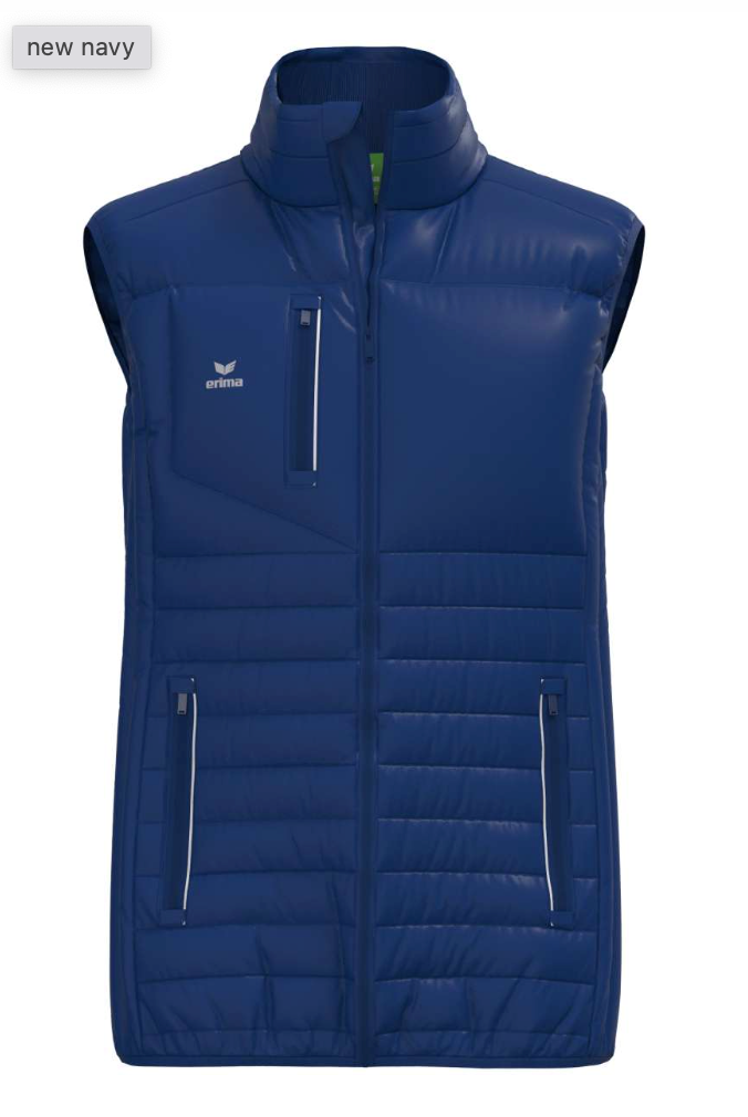 Outlet str. 2XL - Erima PUFFER VEST – Sporty og komfortabel - Navy