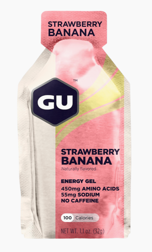 12 stk. GU Energy Energi Gel 32g med Jordbær-Banan smag