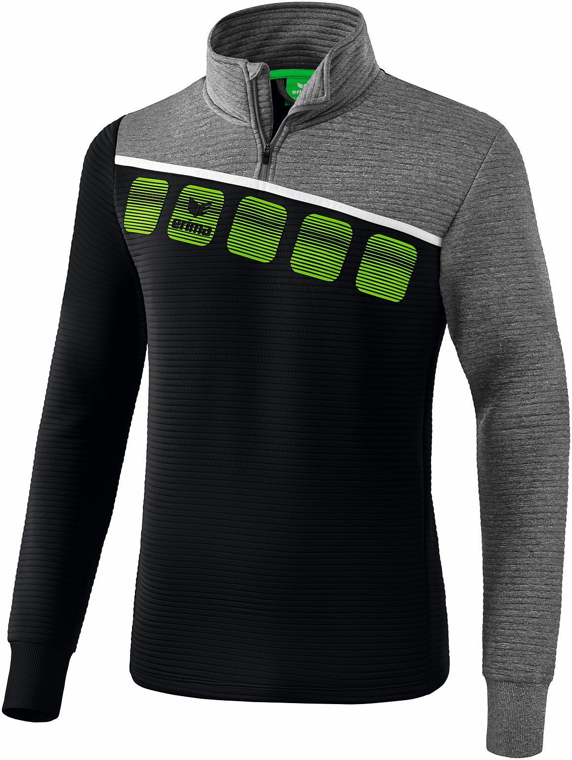 Teamline 5-C træningstrøje med kort lynlås.