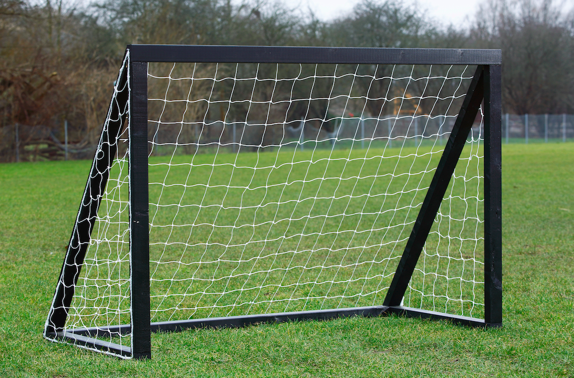 Træmål Sort - Pro Junior 175 x 140 cm -