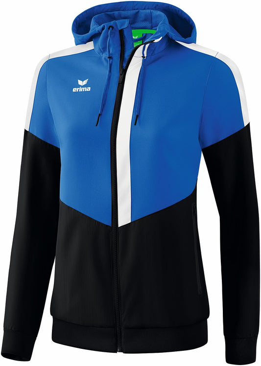 Outlet str. 40 - Teamline Squad figursyet træningstrøje med hætte - 2690 damemodel  med logo