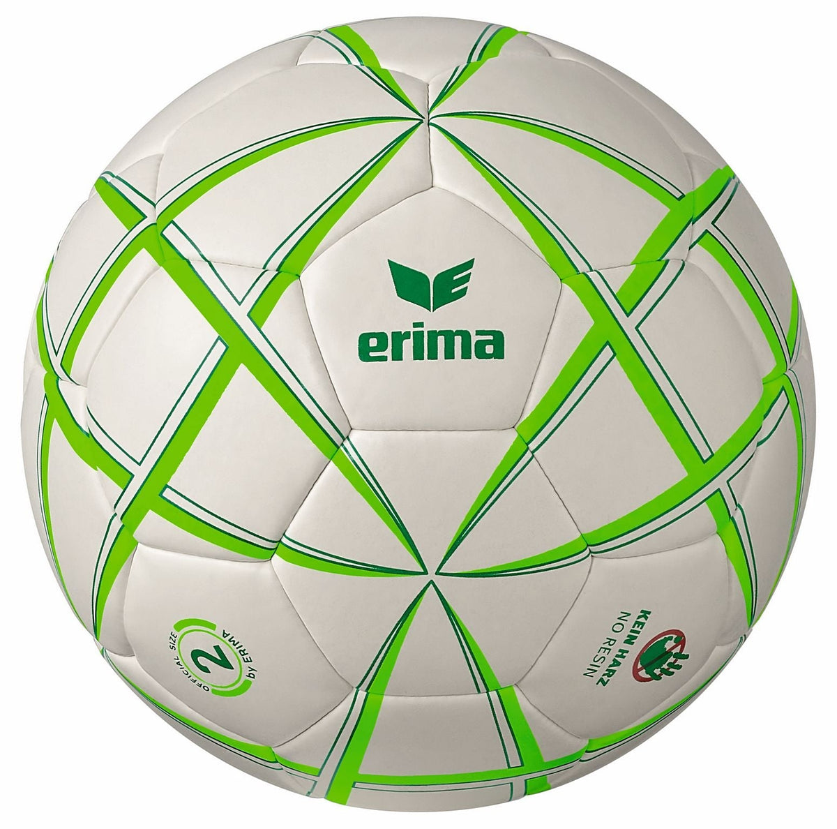 Erima Magic White harpiksfri håndbold – hvid/grøn