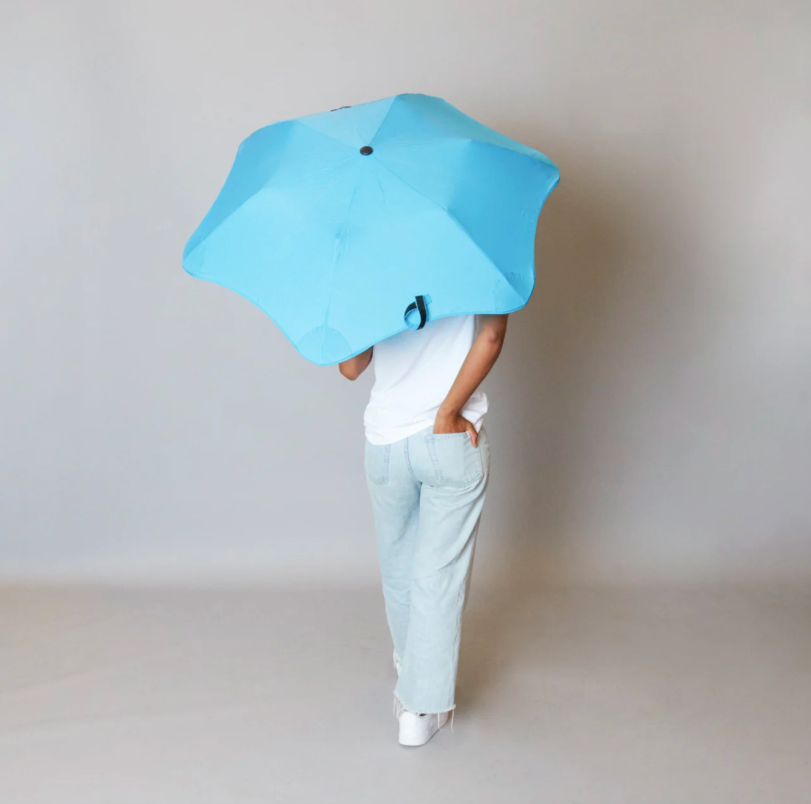 BLUNT Metro. Luksus paraply til håndtasken med 100 cm skærm - Blå