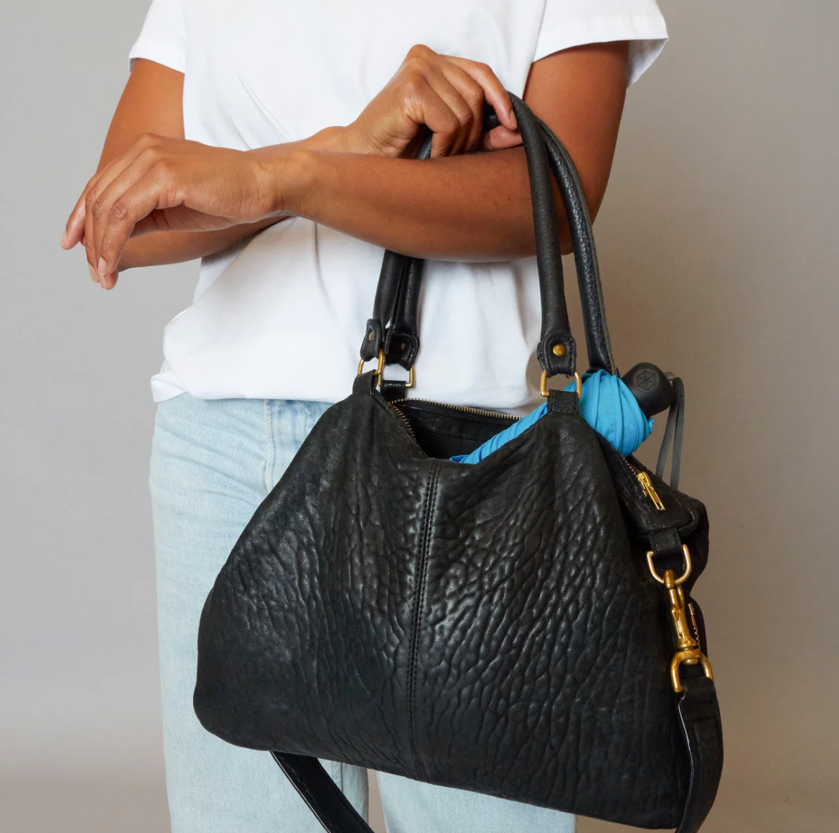 BLUNT Metro. Luksus paraply til håndtasken med 100 cm skærm - Blå