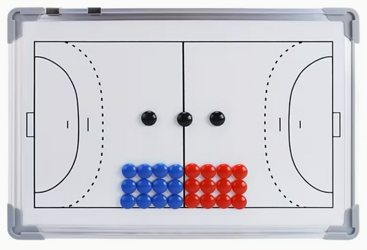 Taktiktavle til Håndbold – 45 x 30 cm. Magnetisk & dobbeltsidet