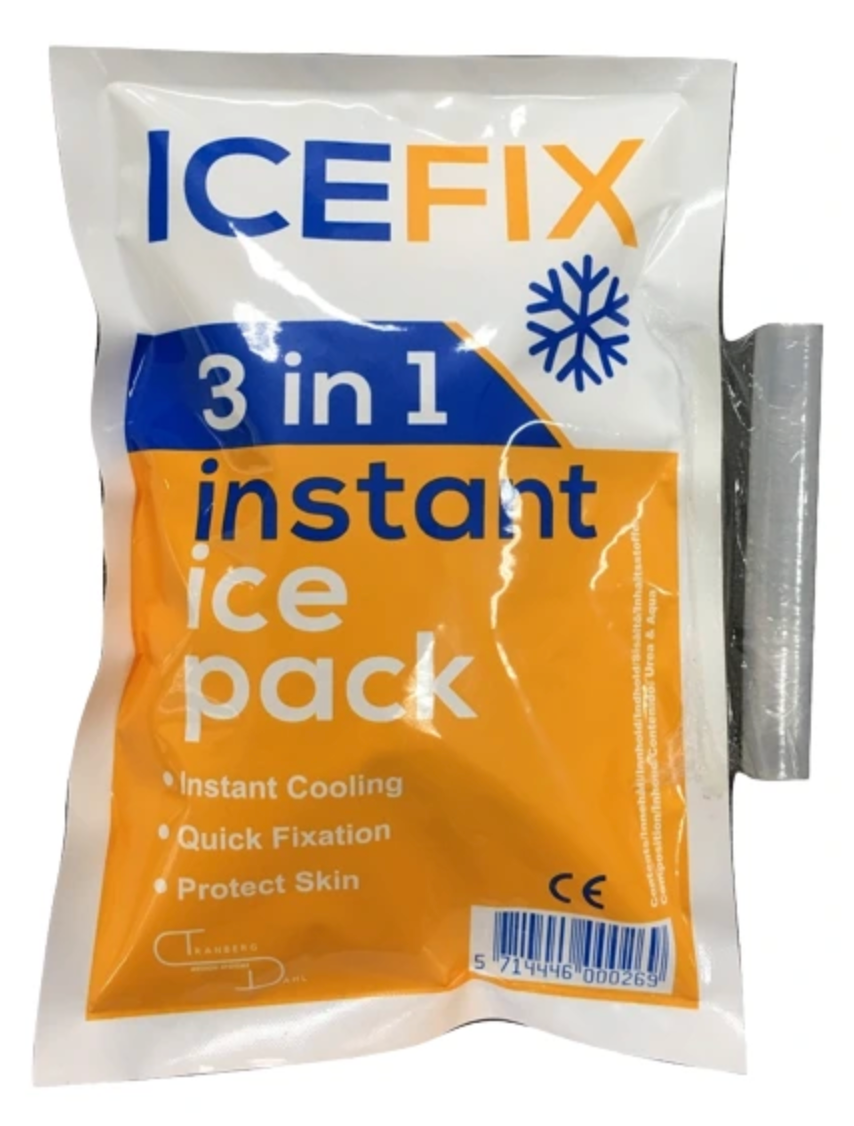 24 stk. ICEFIX 3-i-1 Engangsispose – øjeblikkelig køling og effektiv smertelindring