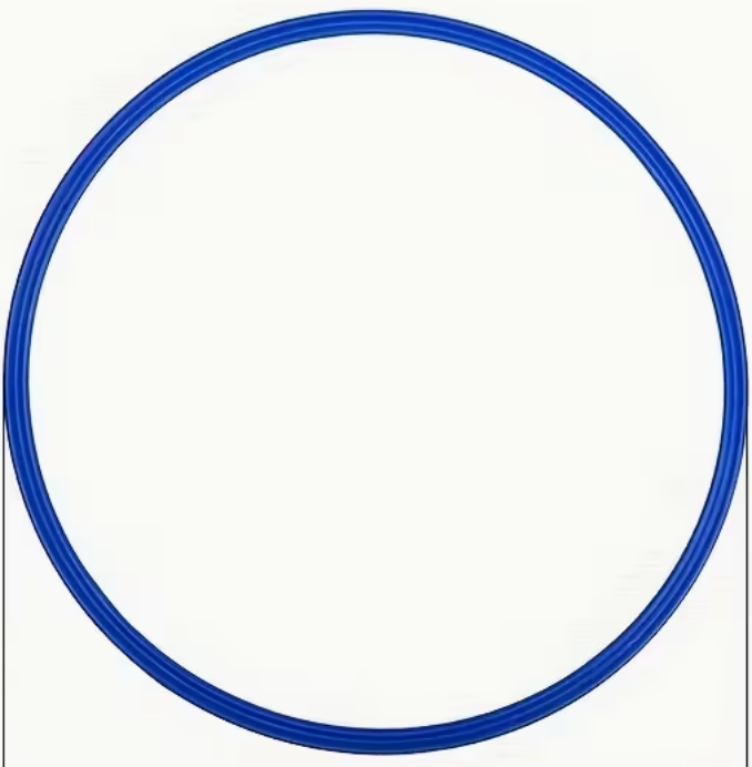 Sæt med 4 stk. 50 cm Træningsring – Agility Ring til Sport, træning, kamp, Fitness