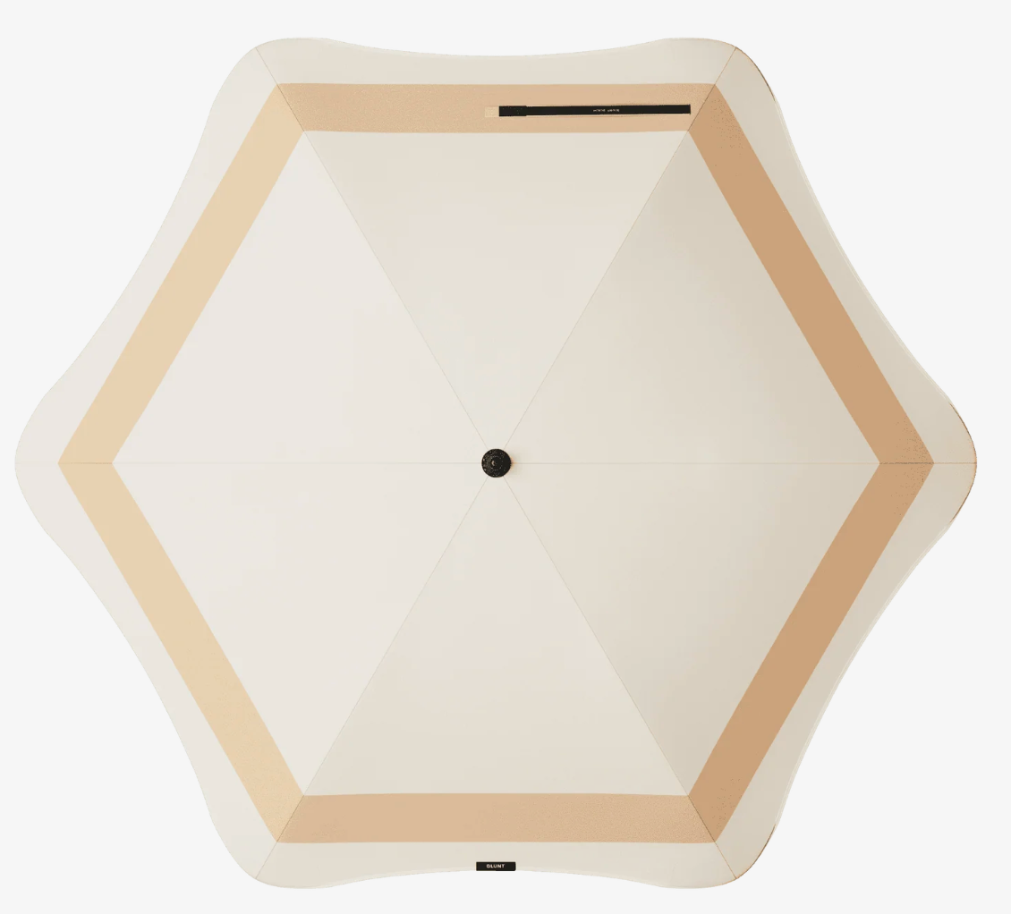 BLUNT Strandparasol 190 cm med maksimal stabilitet og UPF 50+ solbeskyttelse