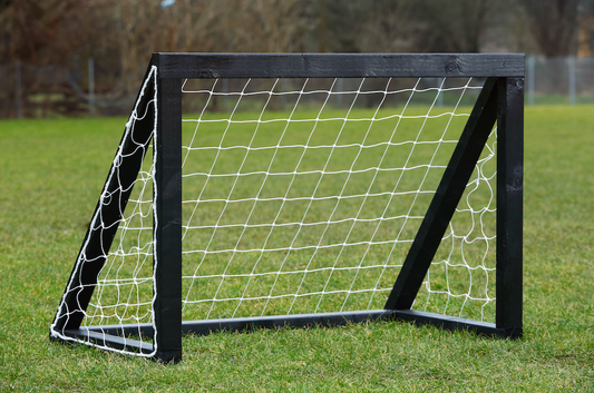 Outlet - Fodboldmål sort - Pro Micro 125 x 100 cm