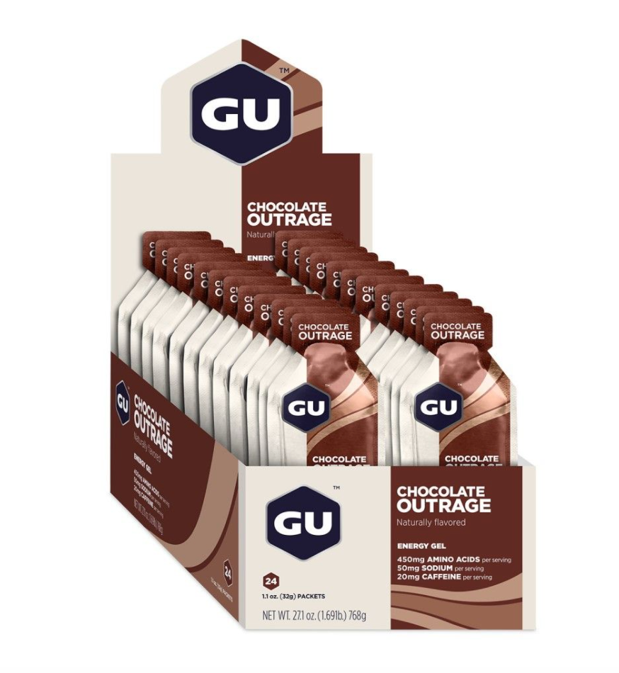 GU Gel Chocolate Outrage | Energi gel med koffein