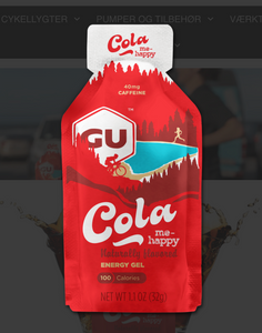 24 stk. GU Gel Cola Me Happy | Energi gel med koffein