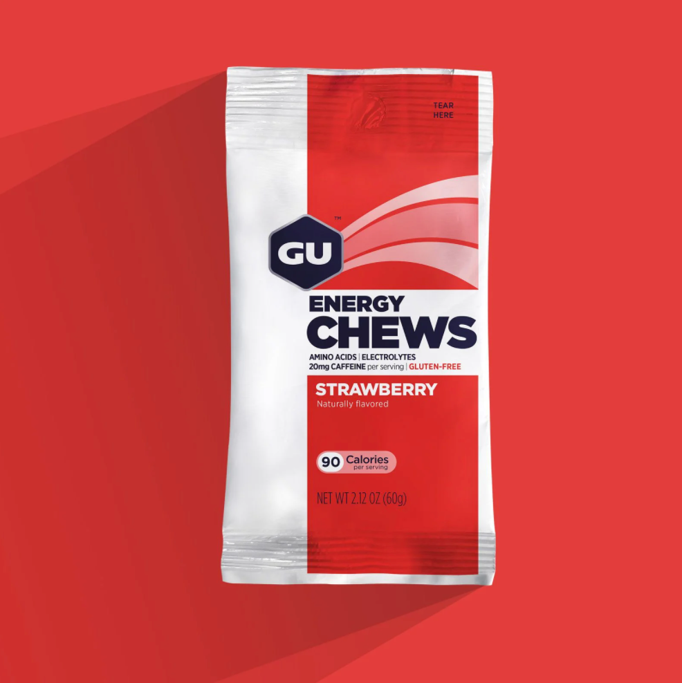 12 pack GU Energy Labs Chews - Strawberry