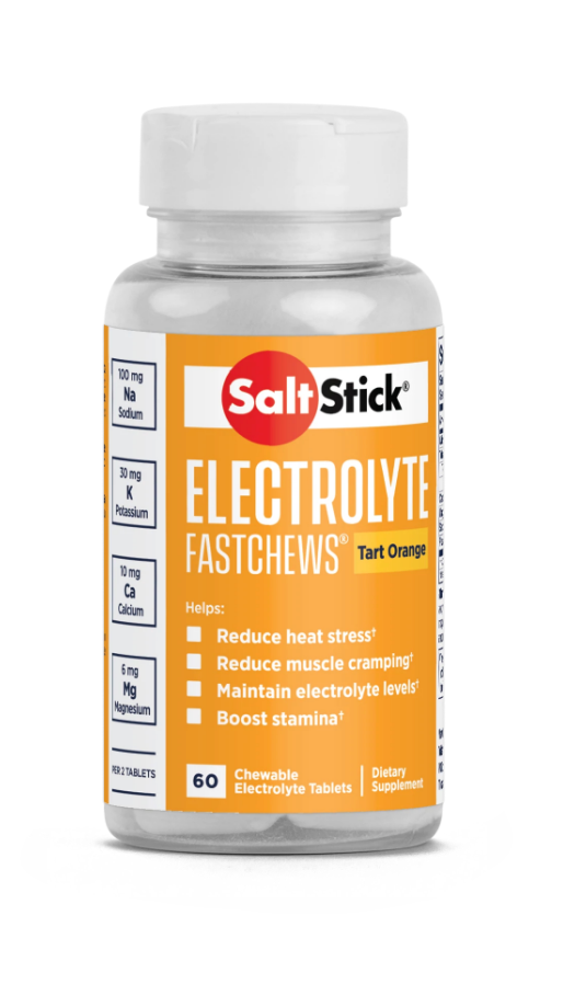 SaltStick salttabletter  60 stk. – Kosttilskud – Fastchews Syrlig appelsin