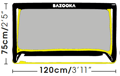 BazookaGoal 120 x 75 cm