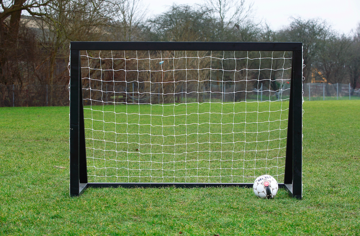 Træmål Sort - Pro Junior 175 x 140 cm -