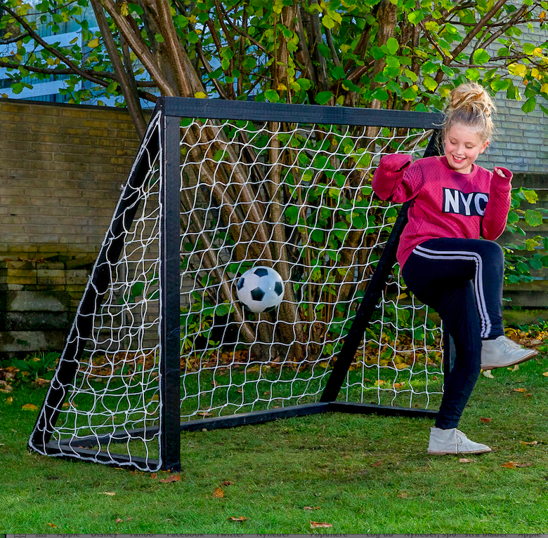 Træmål Sort - Pro Junior 175 x 140 cm -